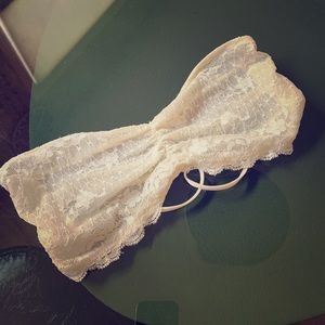 Free people lace bandeau.